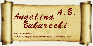 Angelina Bukurecki vizit kartica